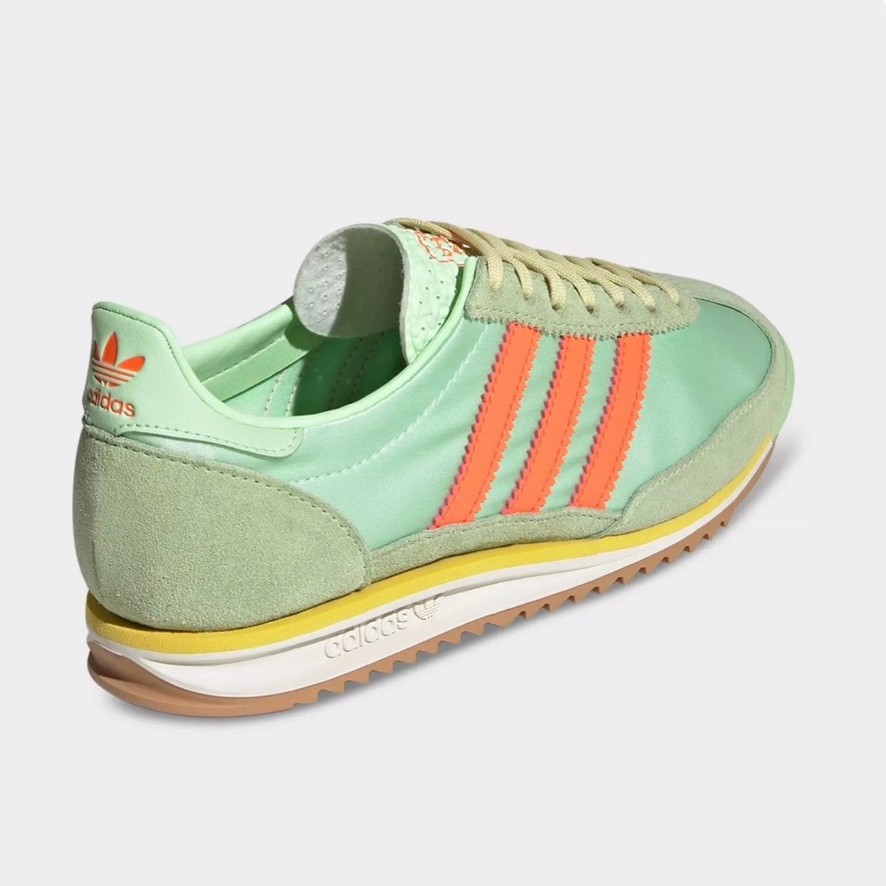 ADIDAS SL 72 OG Mint Green Coral 70s Retro Sneakers Size 6.5 New Normcore - Picture 2 of 7